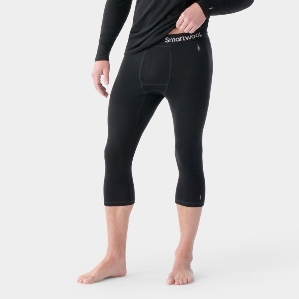 Smartwool classic all-season merino wool base layer 3/4 men's size medium black